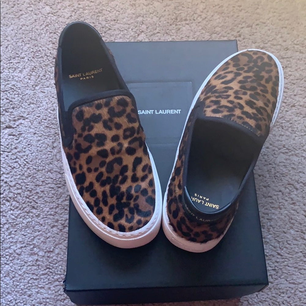 Saint Laurent Cheetah Sneakers